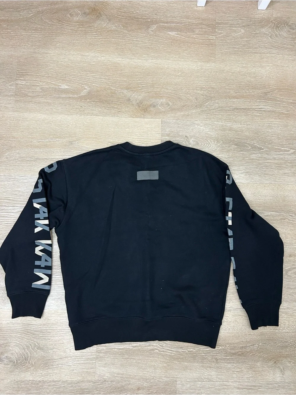 G.Star Raw Men’s Sleeve Graphics Crewneck Sweatshirt Large Black